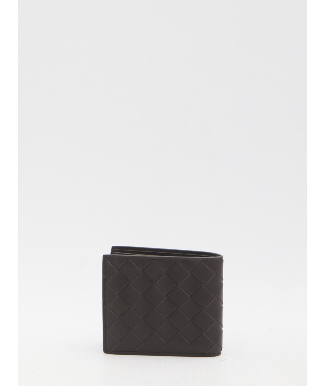 BOTTEGA VENETA Коричневый кожаный кошелек, фото 2