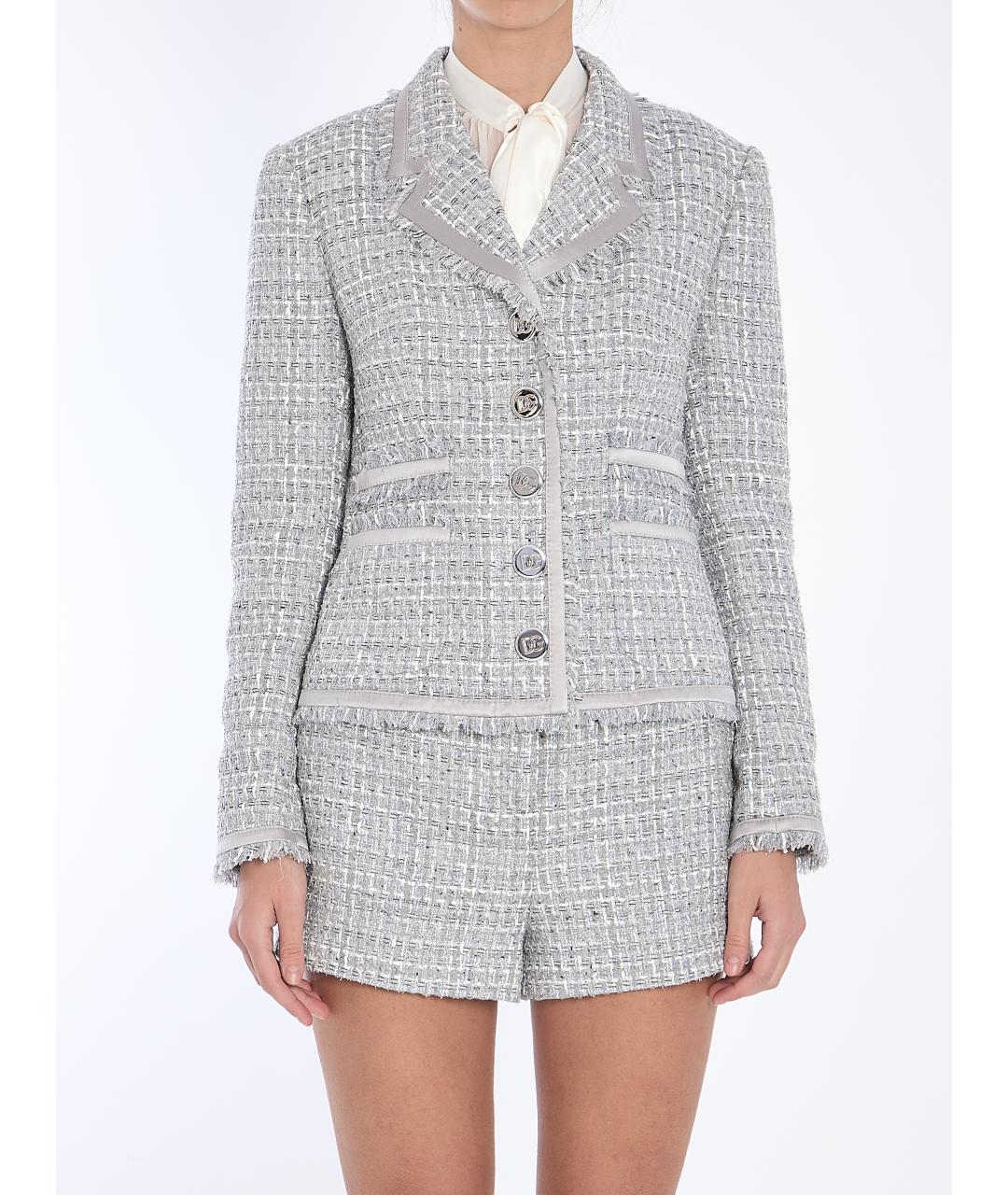 DOLCE&GABBANA Серый жакет/пиджак, фото 2