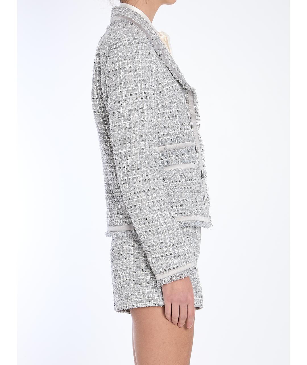 DOLCE&GABBANA Серый жакет/пиджак, фото 4