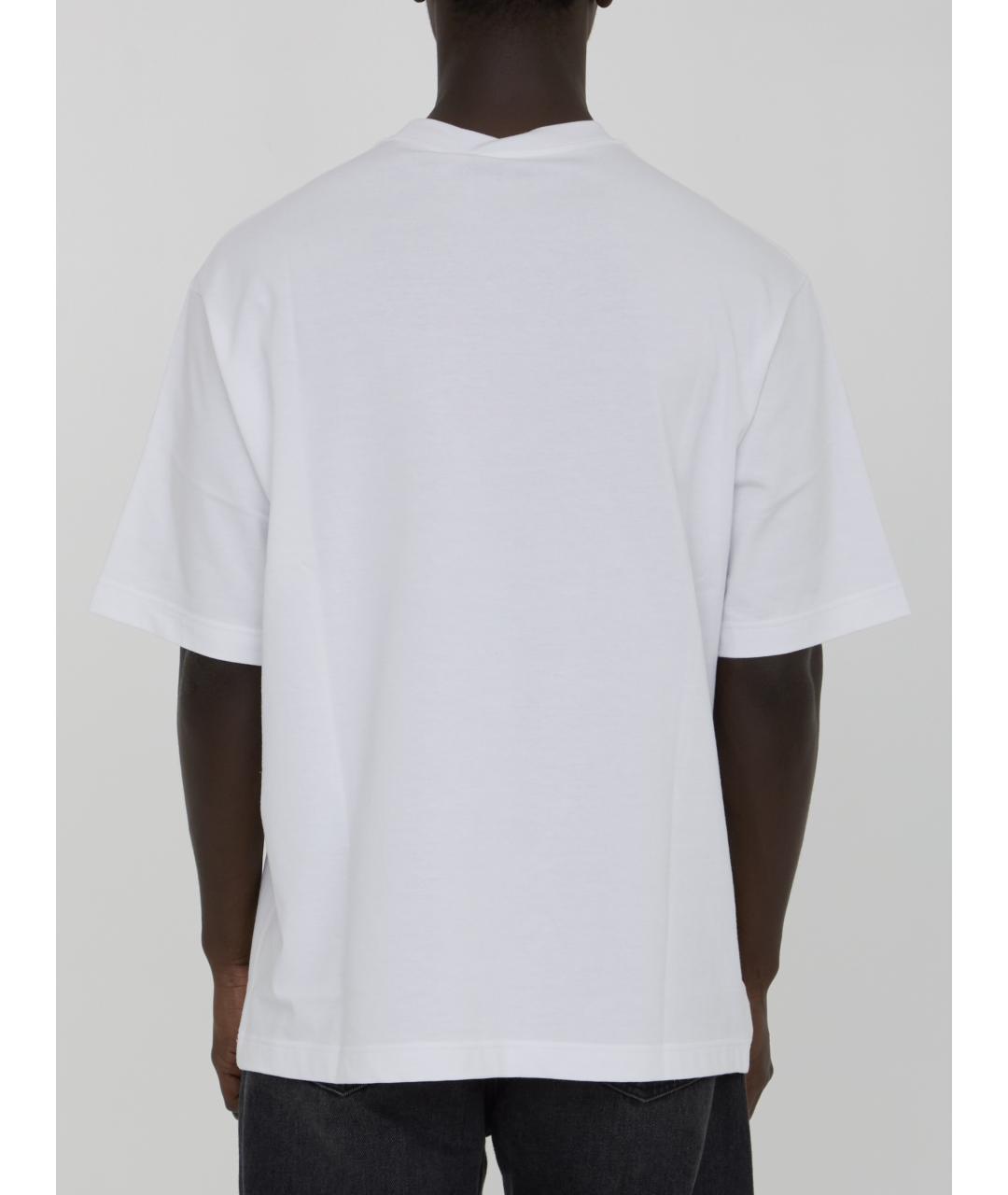 GUCCI Белая хлопковая футболка, фото 5