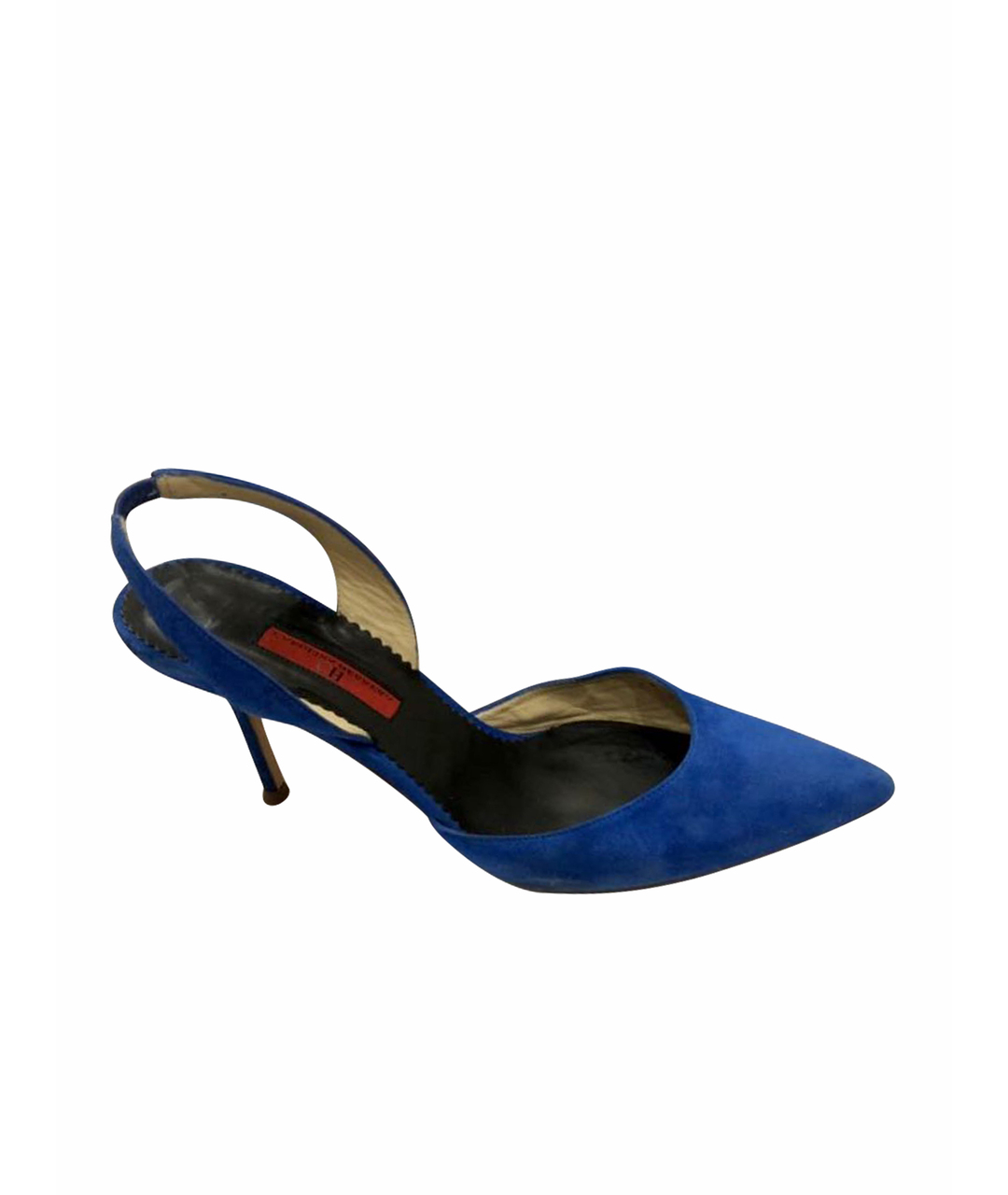 CAROLINA HERRERA Синие замшевые туфли, фото 1