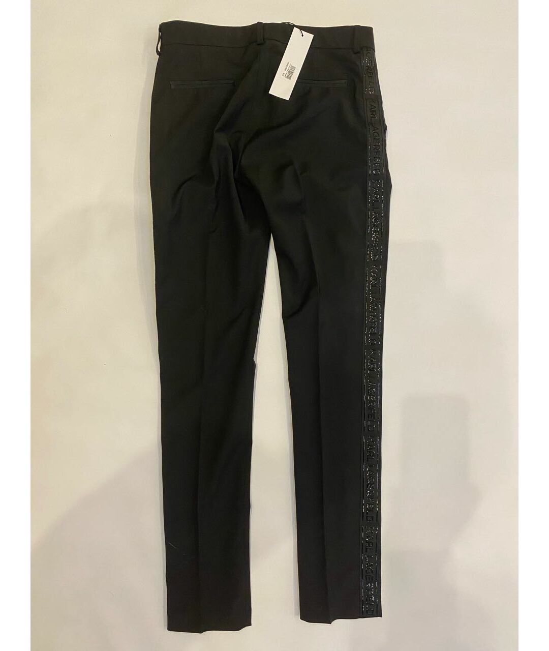 KARL LAGERFELD Черные полиэстеровые брюки и шорты, фото 2