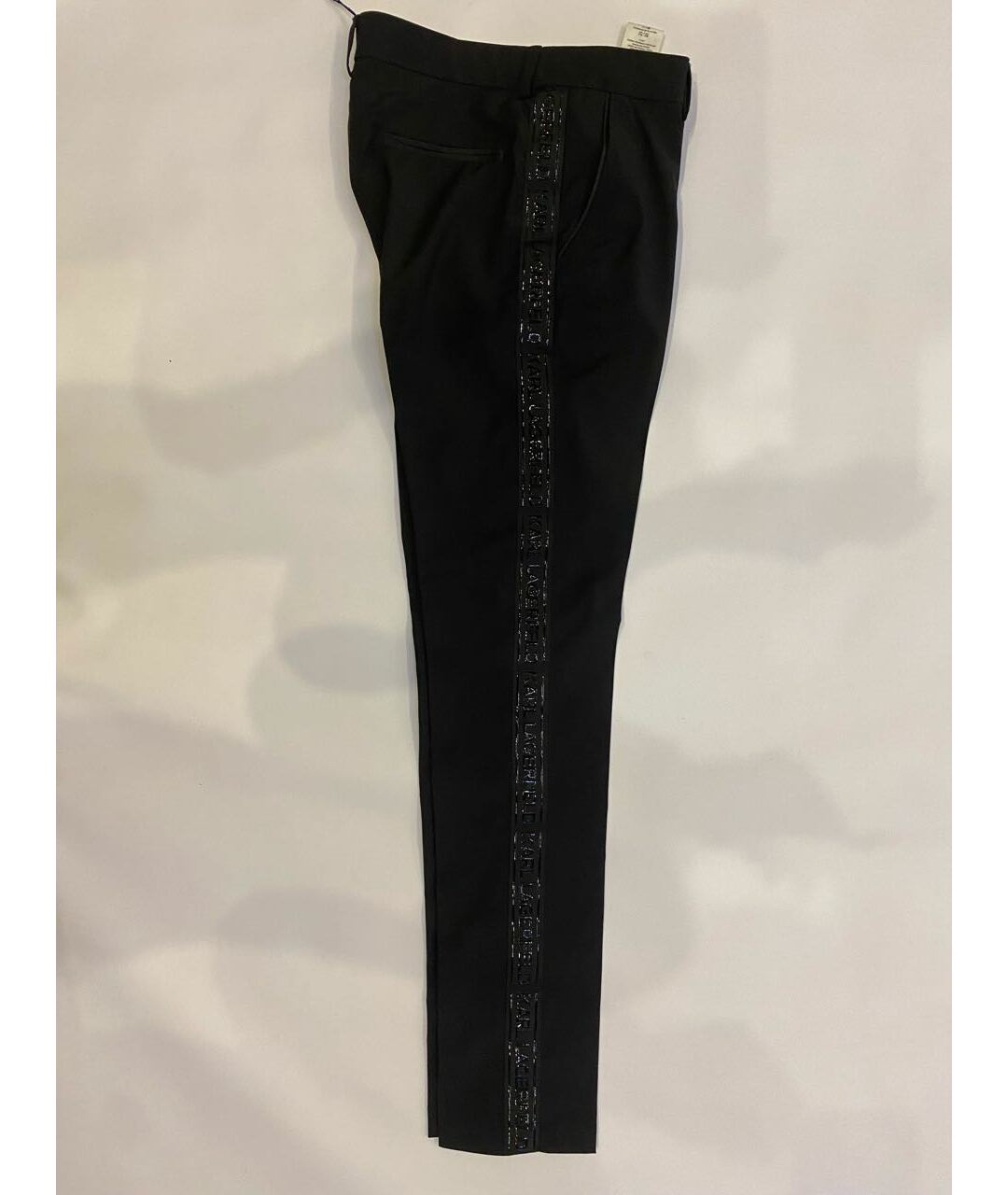KARL LAGERFELD Черные полиэстеровые брюки и шорты, фото 6