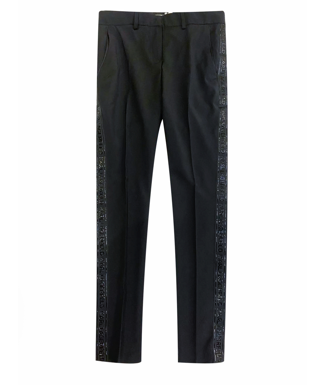KARL LAGERFELD Черные полиэстеровые брюки и шорты, фото 1