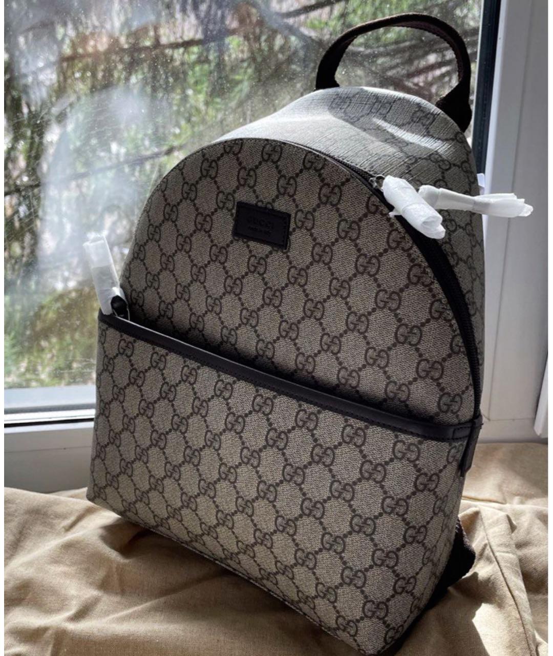 GUCCI Коричневый рюкзак, фото 7