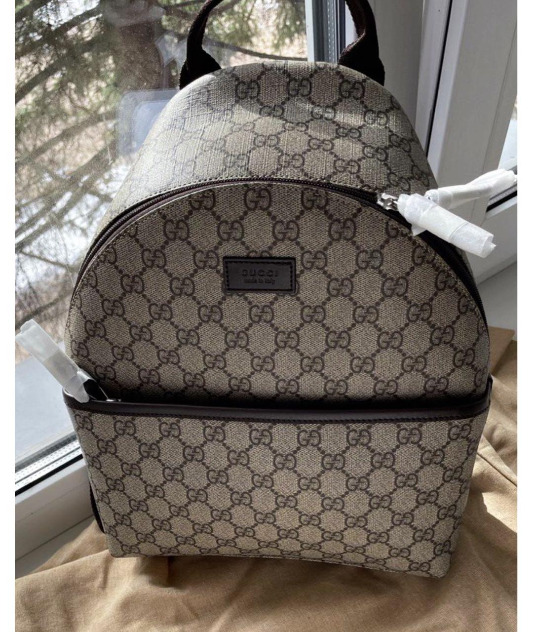 GUCCI Коричневый рюкзак, фото 5