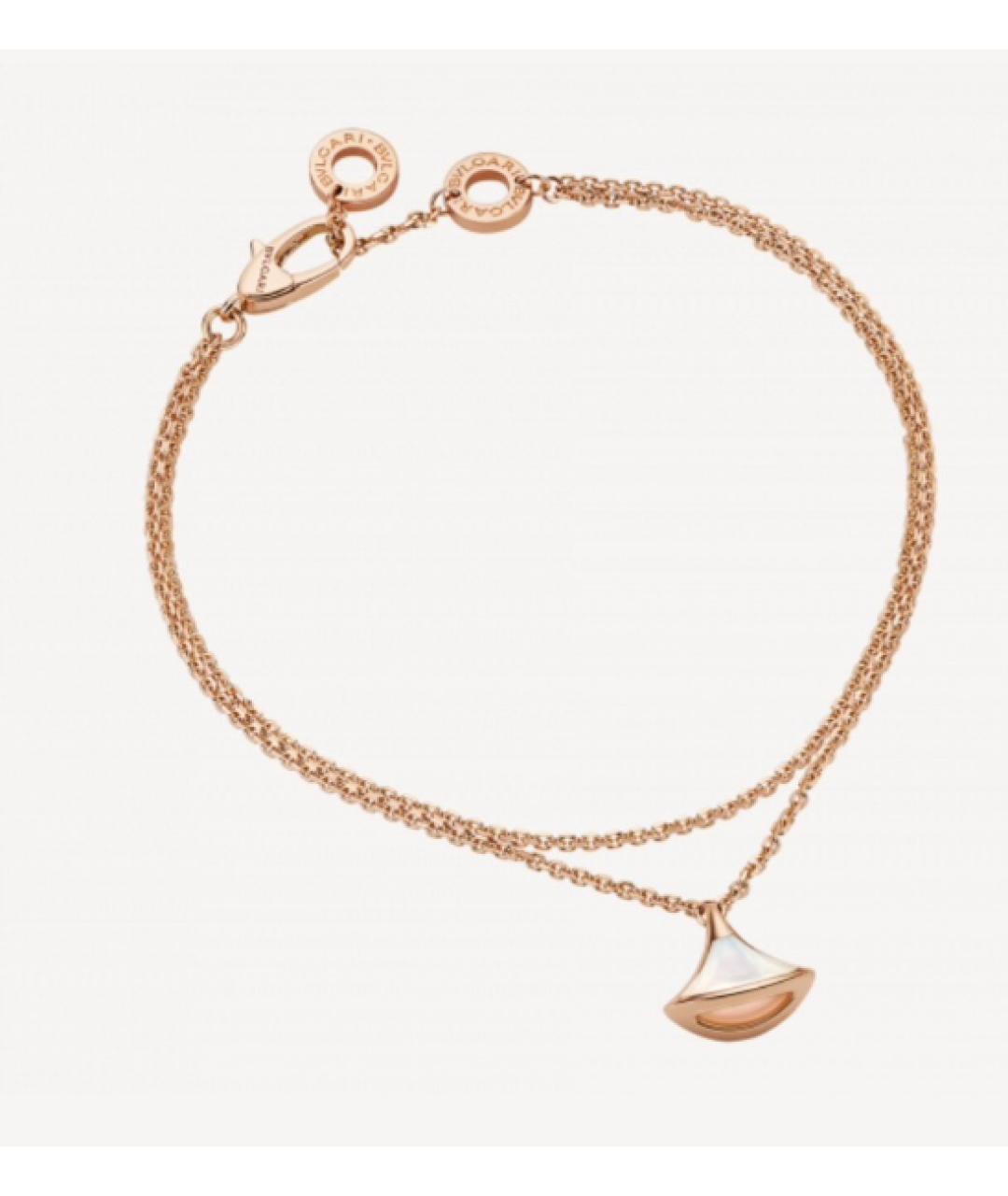 BVLGARI Белый браслет из розового золота, фото 7