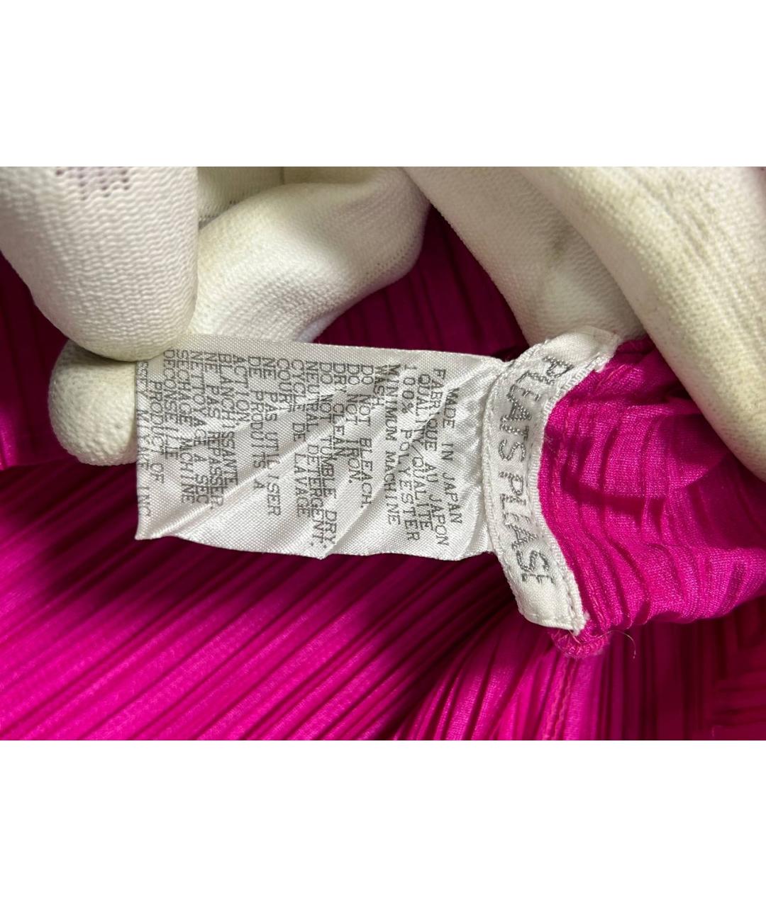 ISSEY MIYAKE Фуксия полиэстеровая блузы, фото 3
