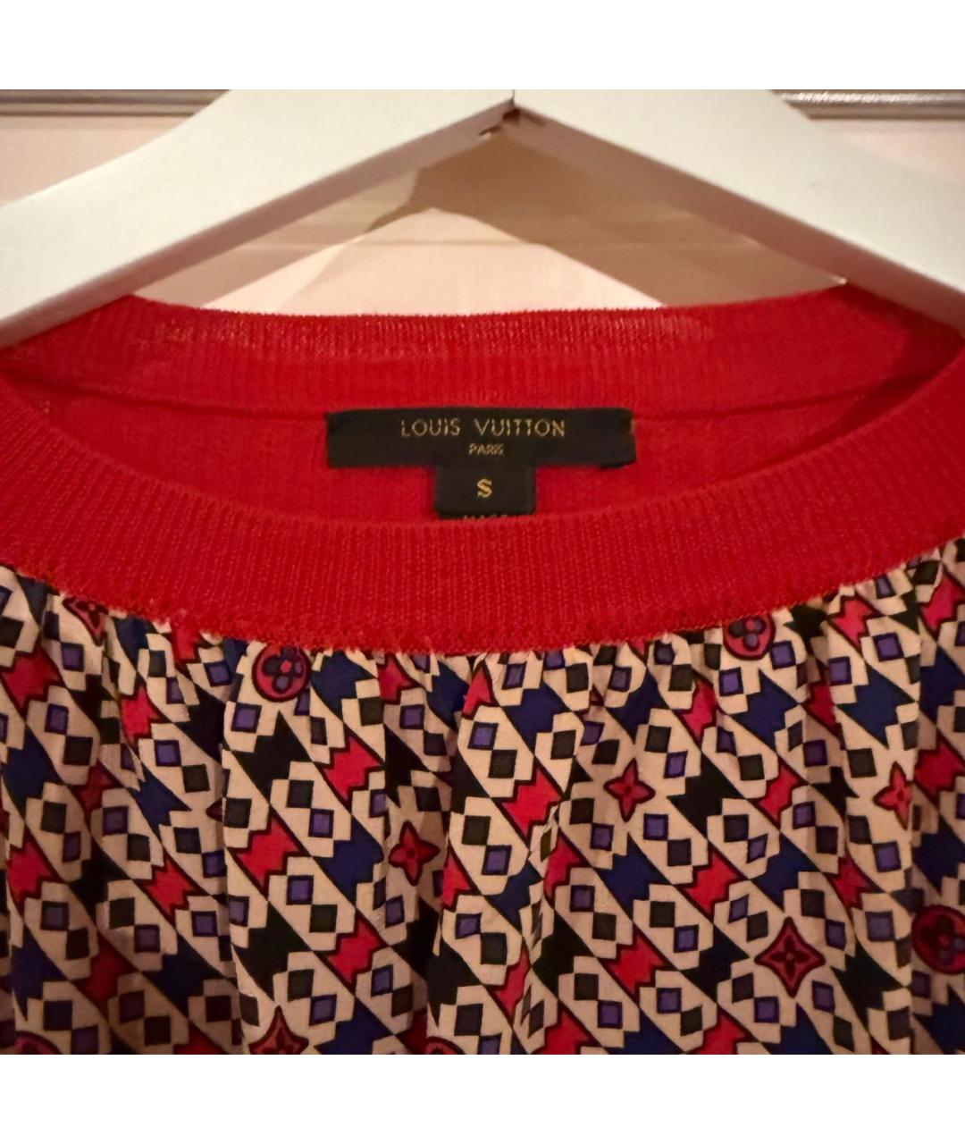 LOUIS VUITTON Красный джемпер / свитер, фото 3