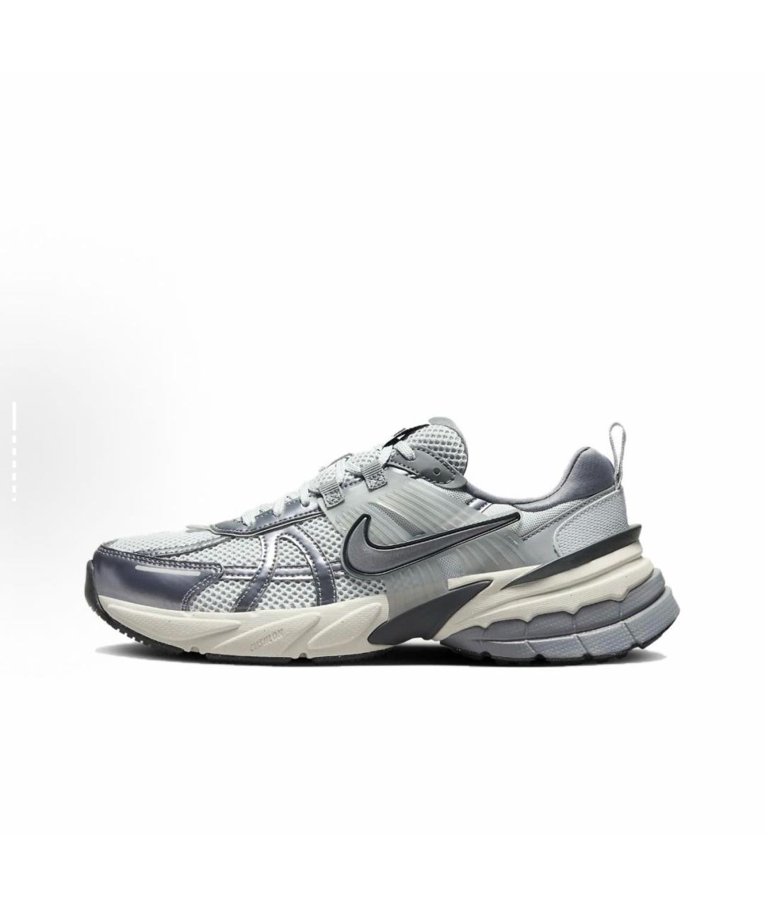 NIKE Серые текстильные низкие кроссовки / кеды, фото 9
