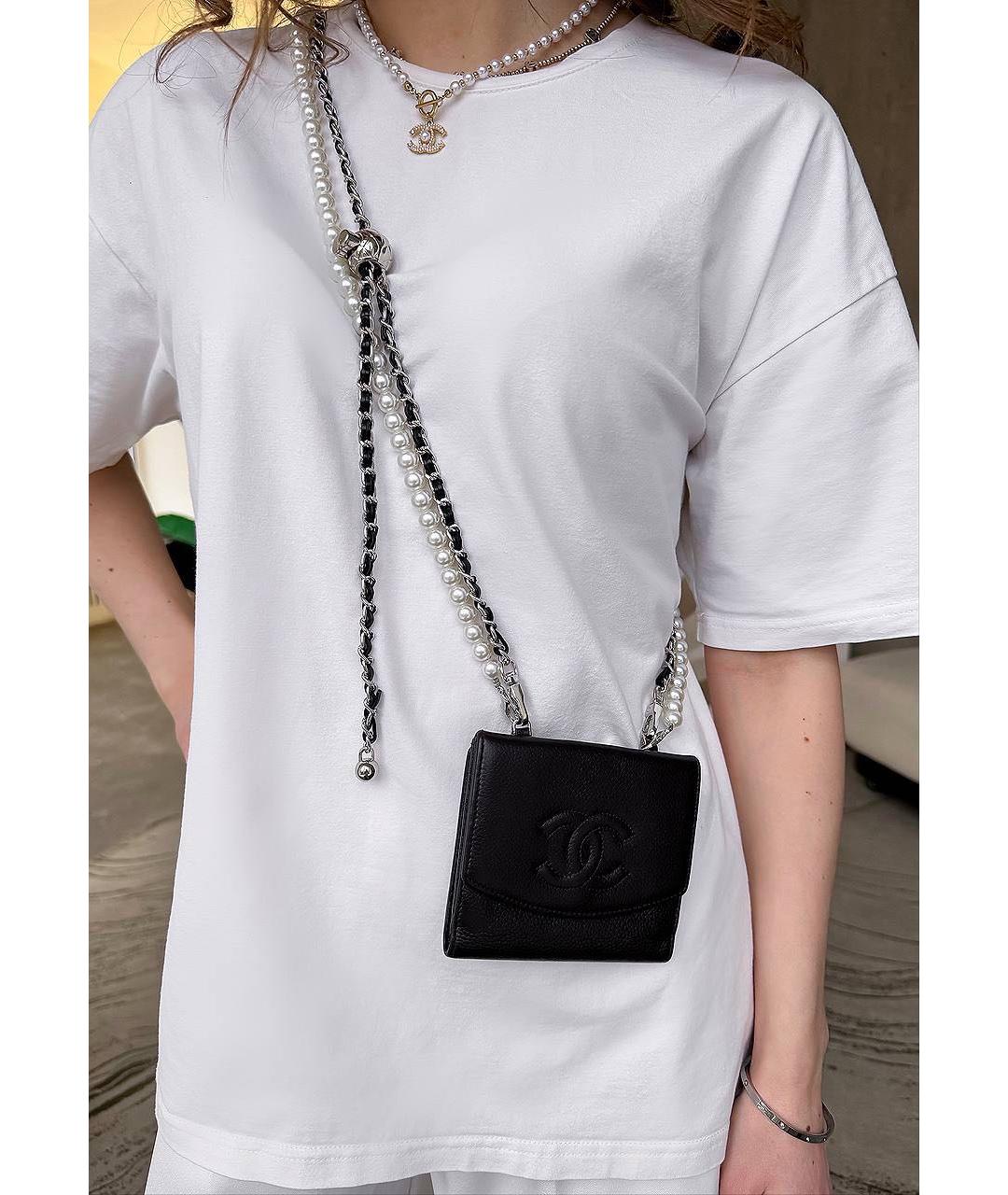 CHANEL Коричневая кожаная поясная сумка, фото 8