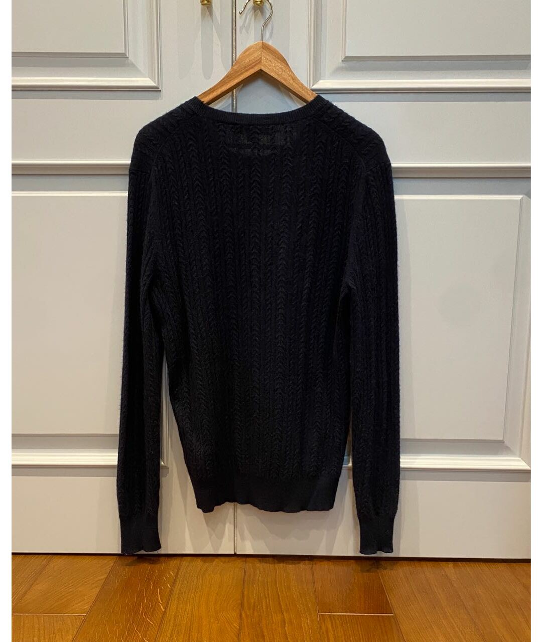 BURBERRY Темно-синий кашемировый джемпер / свитер, фото 3