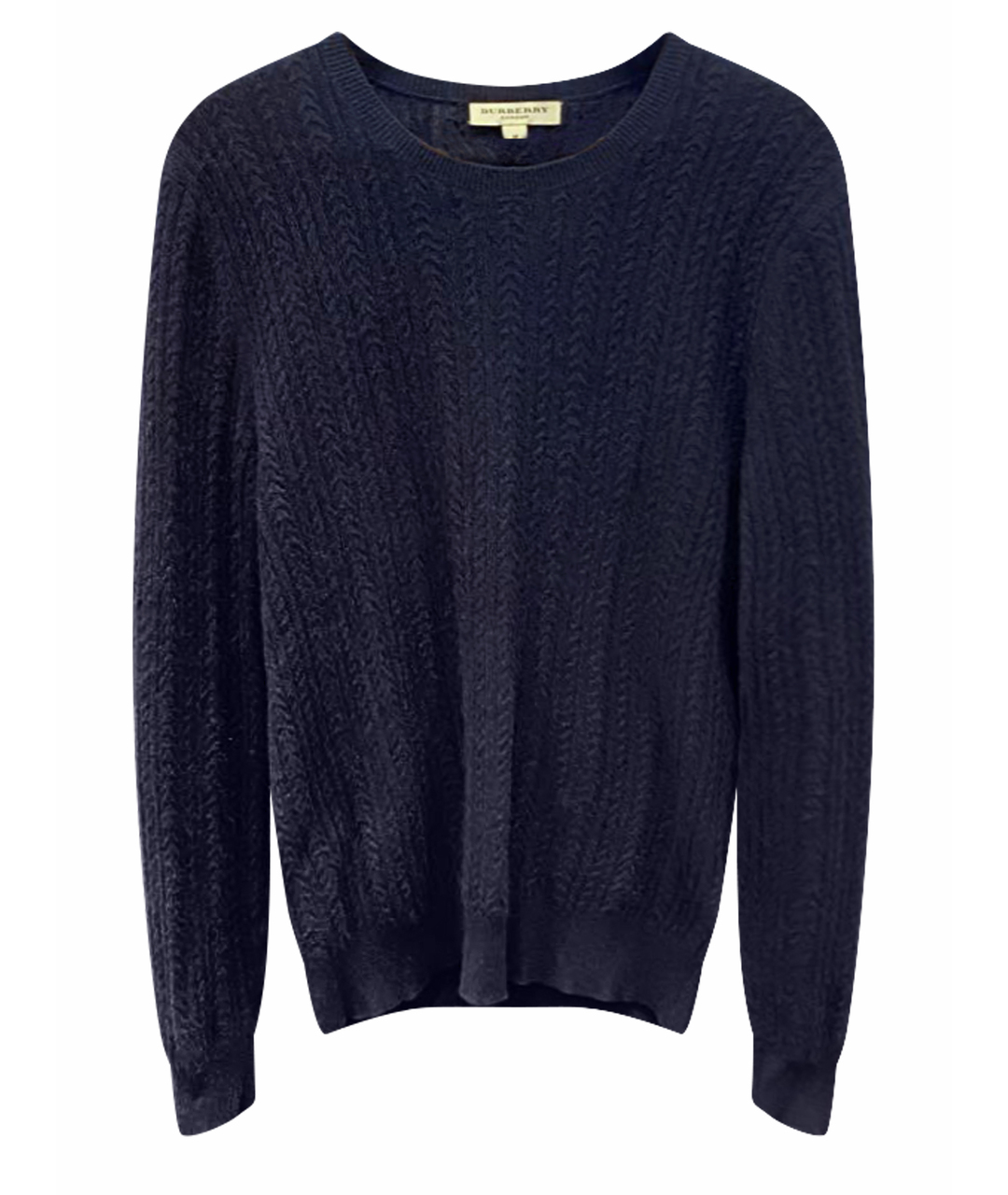 BURBERRY Темно-синий кашемировый джемпер / свитер, фото 1