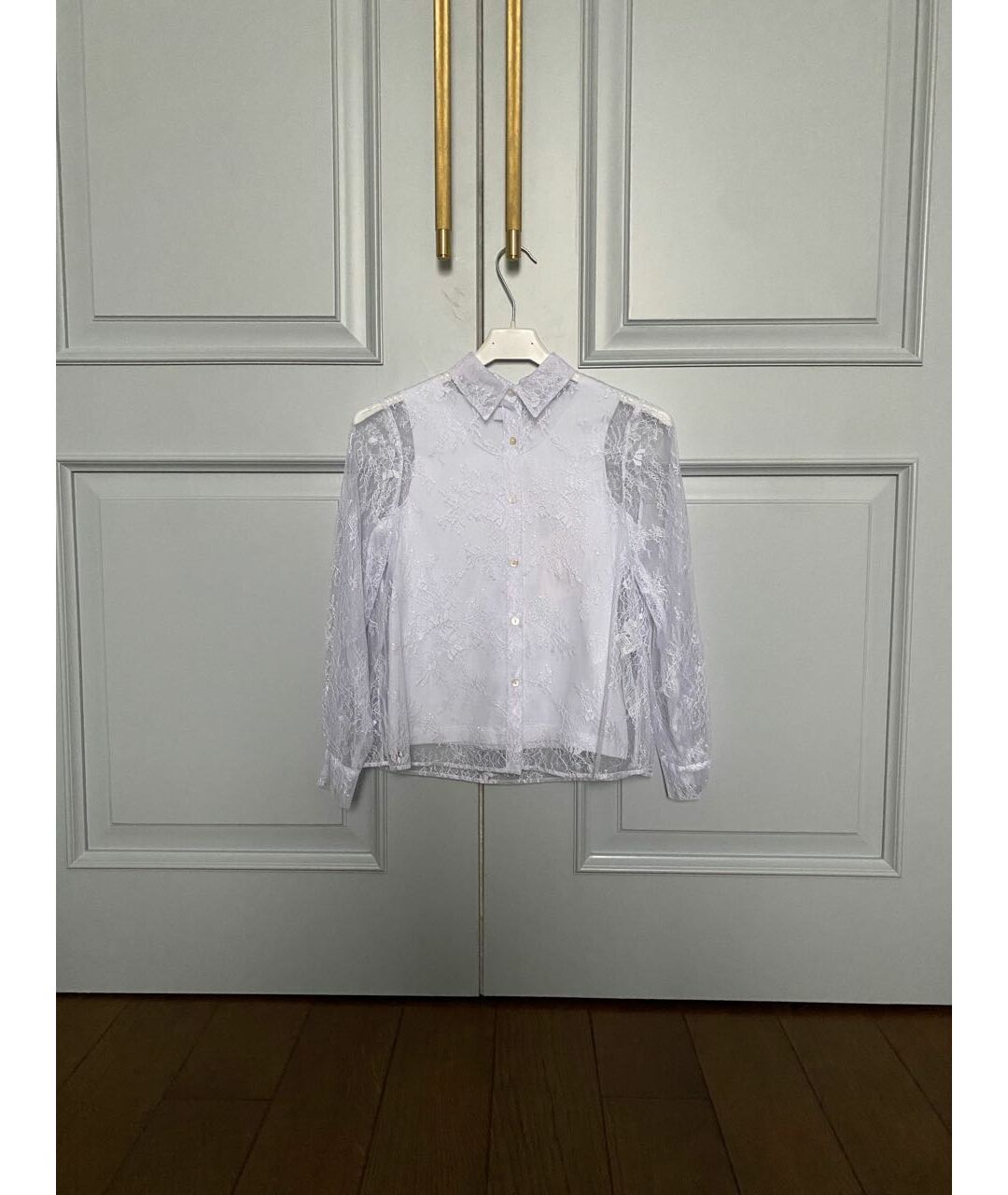 ERMANNO SCERVINO Белая хлопковая рубашка/блузка, фото 7