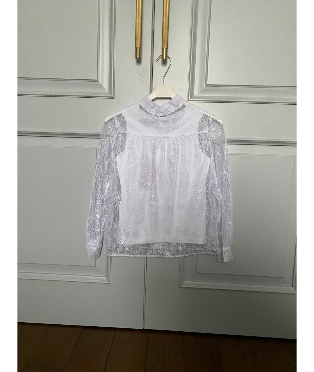 ERMANNO SCERVINO Белая хлопковая рубашка/блузка, фото 4