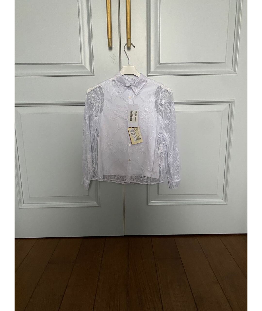 ERMANNO SCERVINO Белая хлопковая рубашка/блузка, фото 2