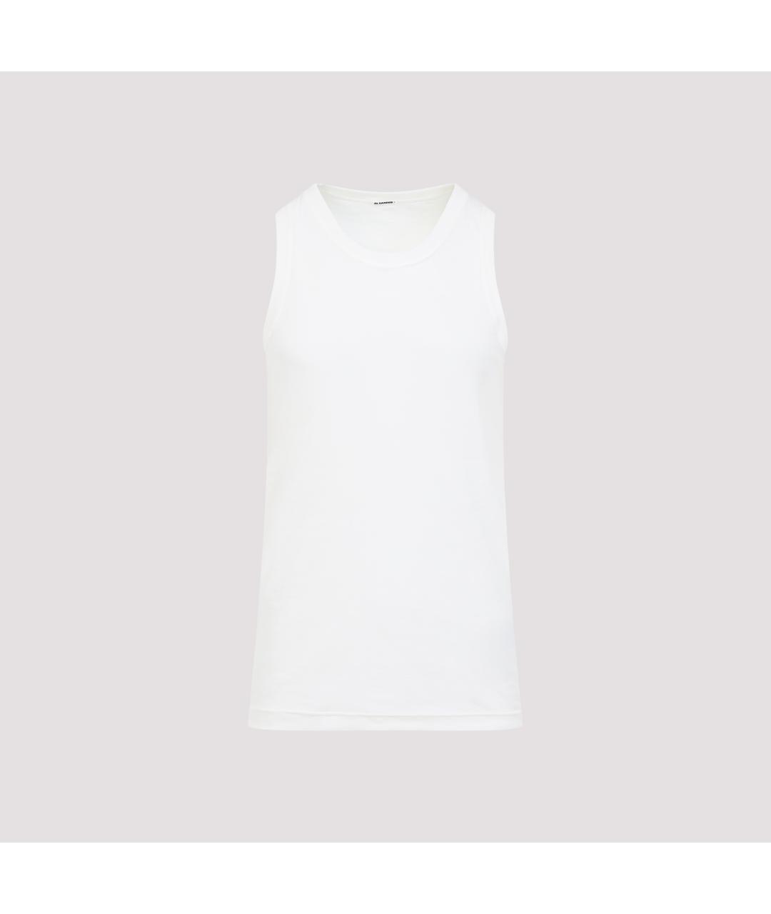 JIL SANDER Серая хлопковая футболка, фото 7