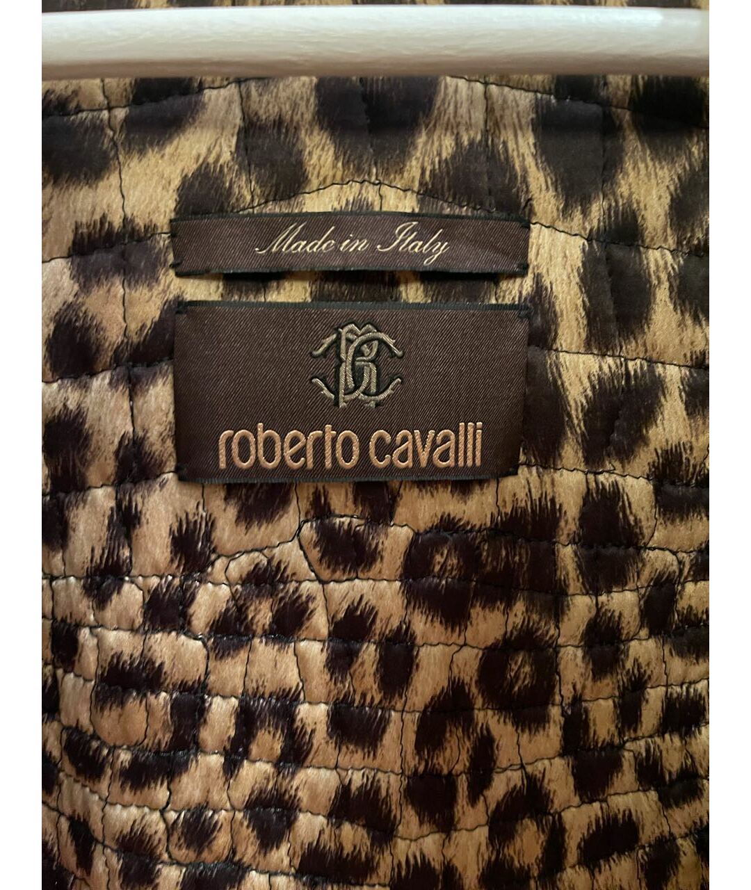 ROBERTO CAVALLI Черная кожаная куртка, фото 5