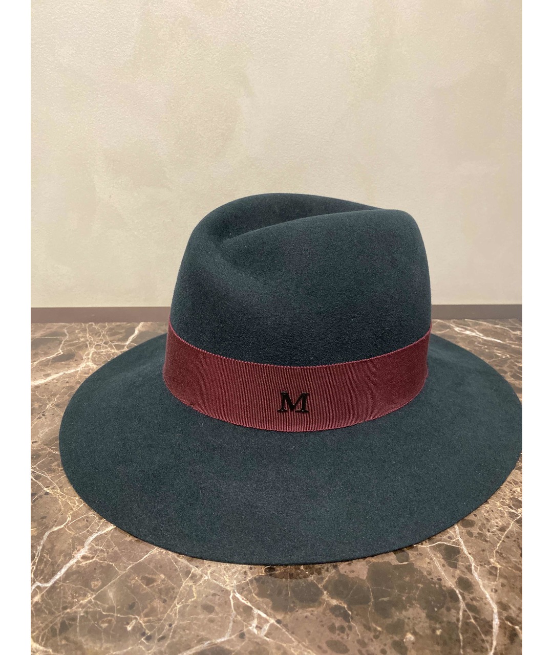 MAISON MICHEL Зеленая шерстяная шляпа, фото 6