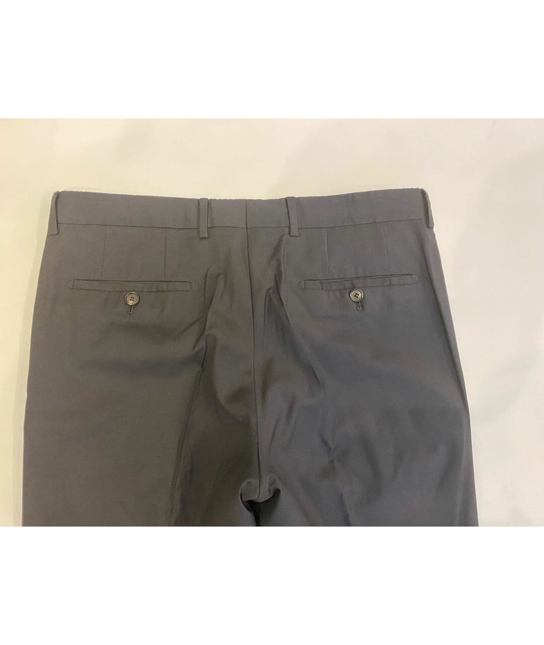 HUGO BOSS Темно-синие шерстяные классические брюки, фото 5
