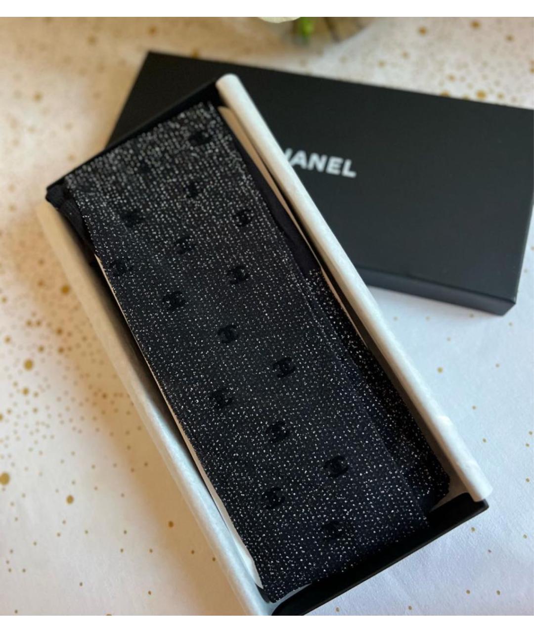 CHANEL Черные носки, чулки и колготы, фото 4