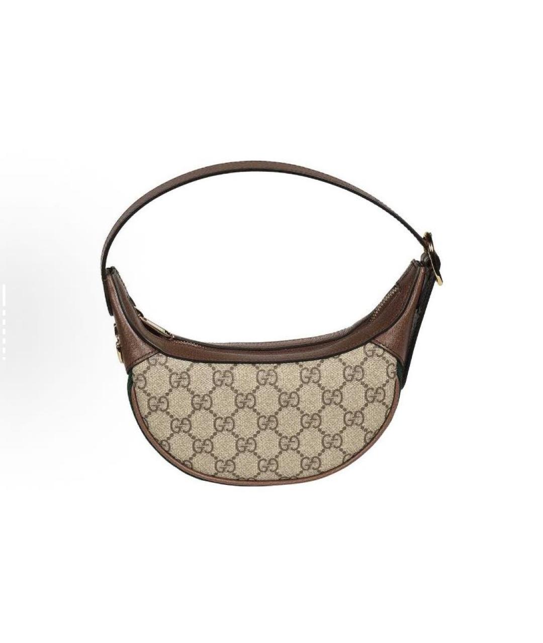 GUCCI Коричневая сумка с короткими ручками, фото 8