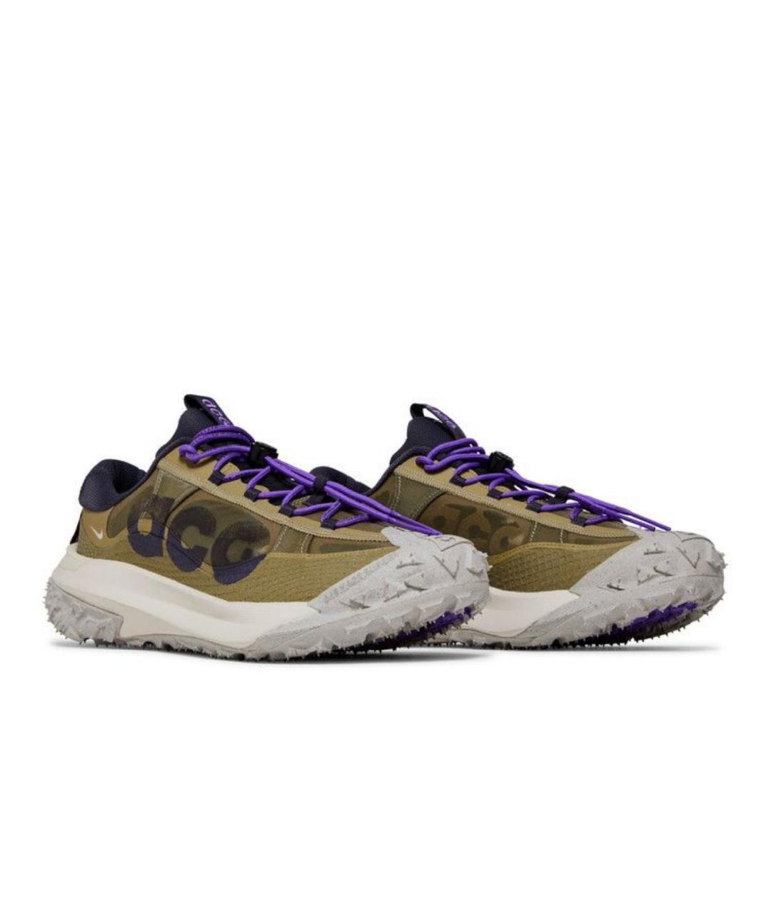 NIKE ACG Горчичные текстильные низкие кроссовки / кеды, фото 4