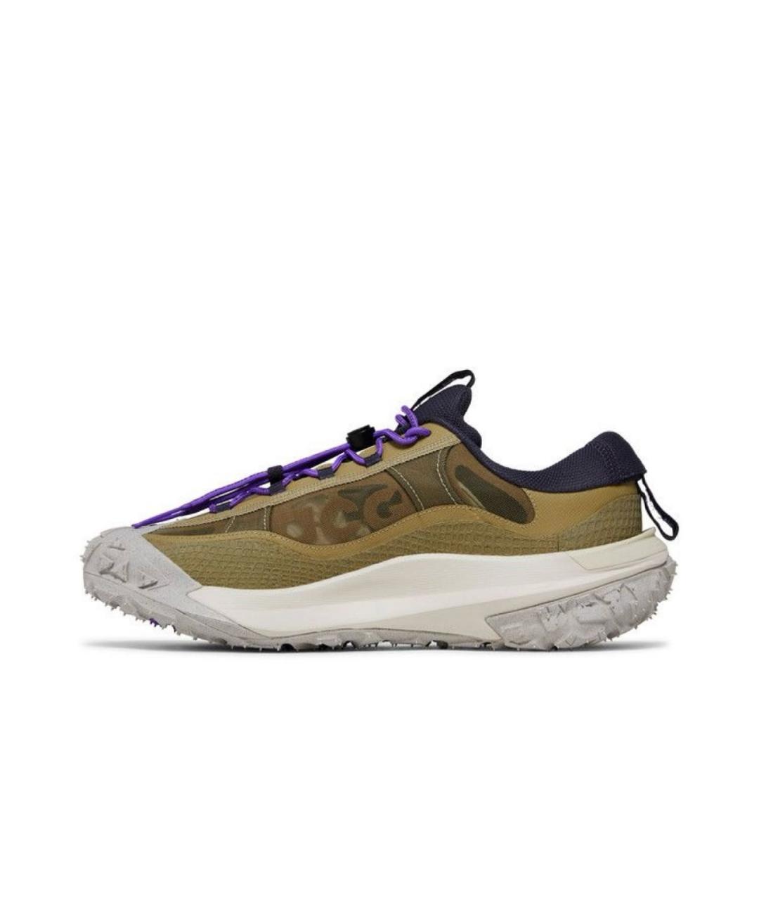 NIKE ACG Горчичные текстильные низкие кроссовки / кеды, фото 3