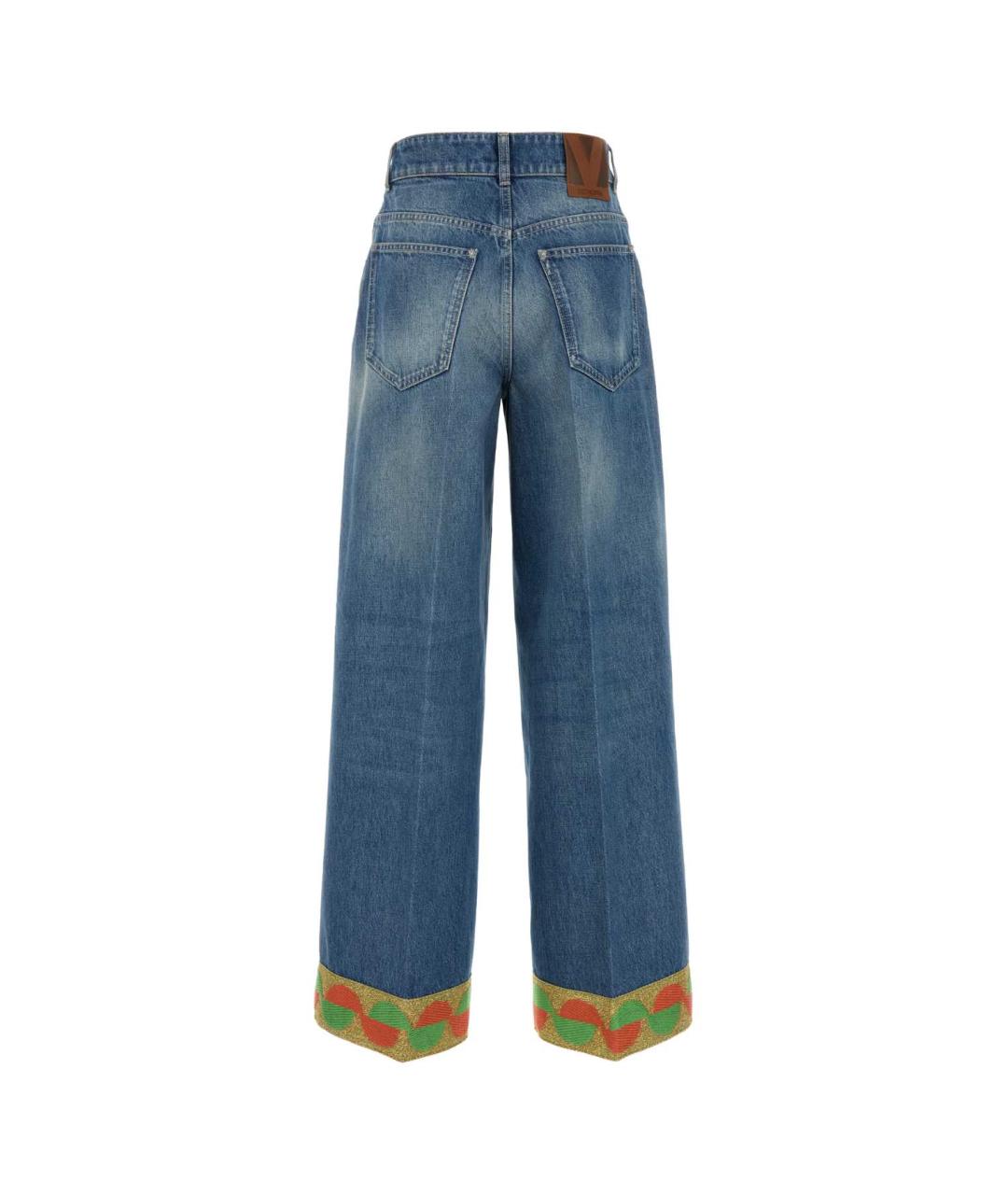 VALENTINO Синие прямые джинсы, фото 2