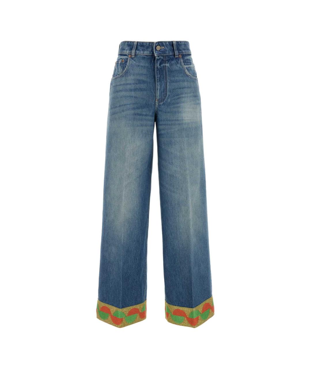 VALENTINO Синие прямые джинсы, фото 1