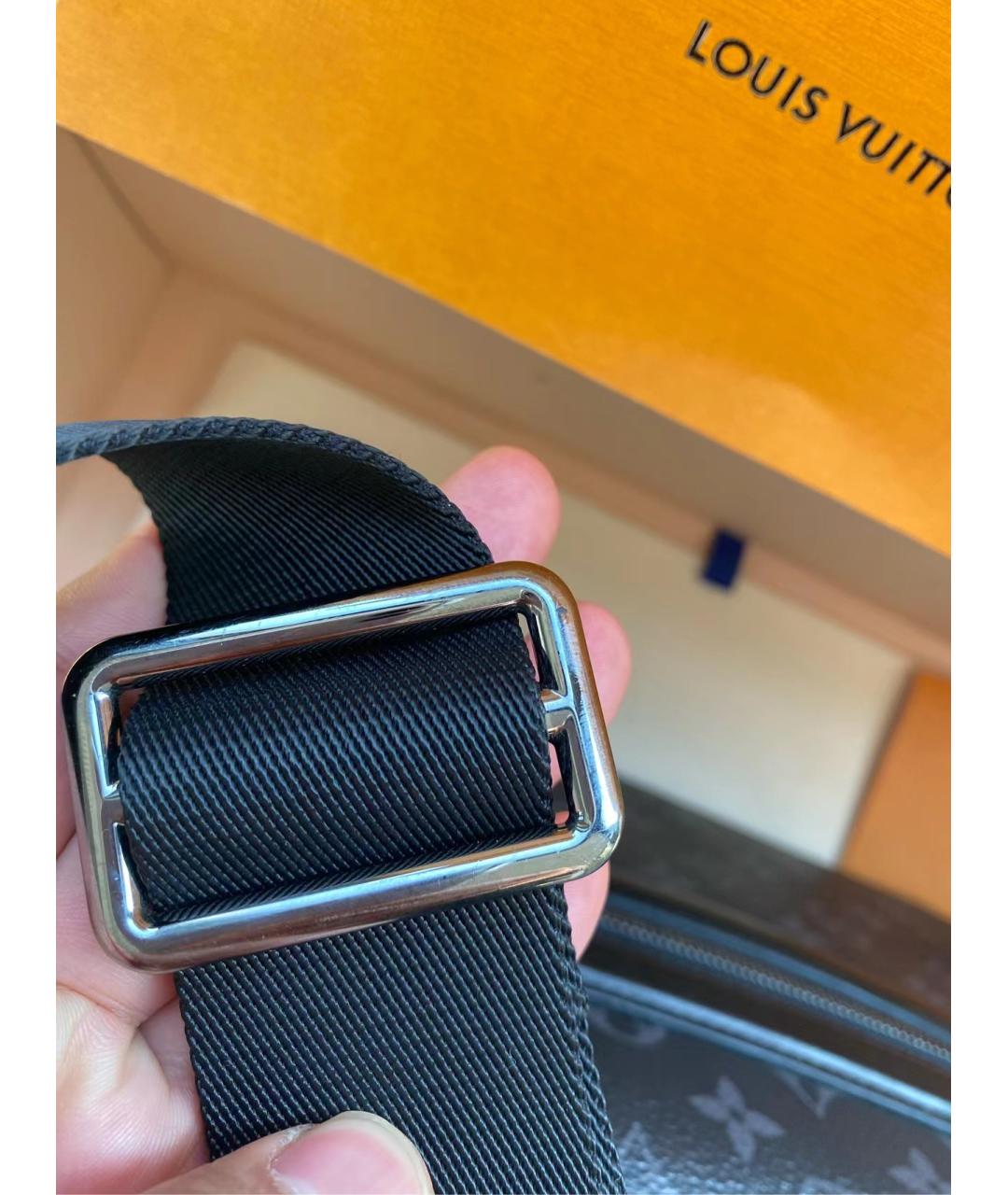 LOUIS VUITTON Черная сумка на плечо, фото 6