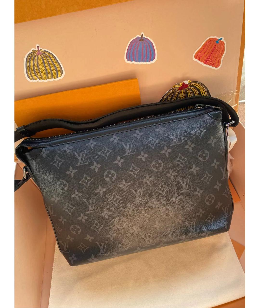 LOUIS VUITTON Черная сумка на плечо, фото 2
