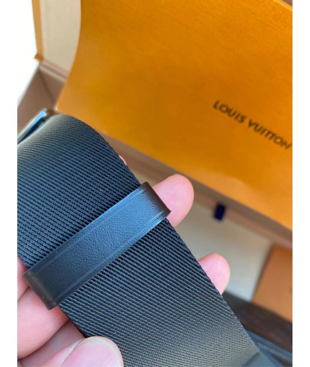 LOUIS VUITTON Черная сумка на плечо, фото 7