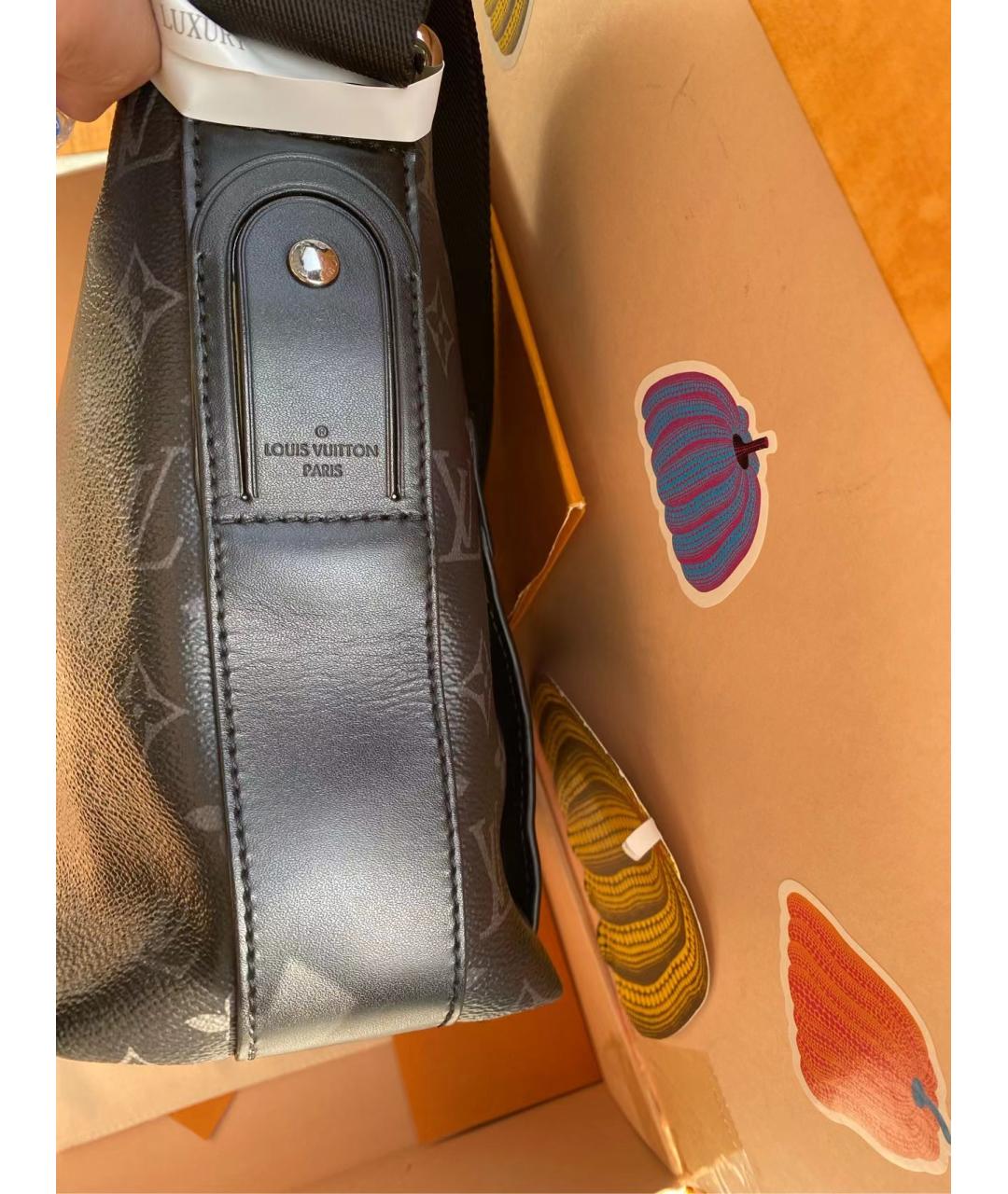 LOUIS VUITTON Черная сумка на плечо, фото 5
