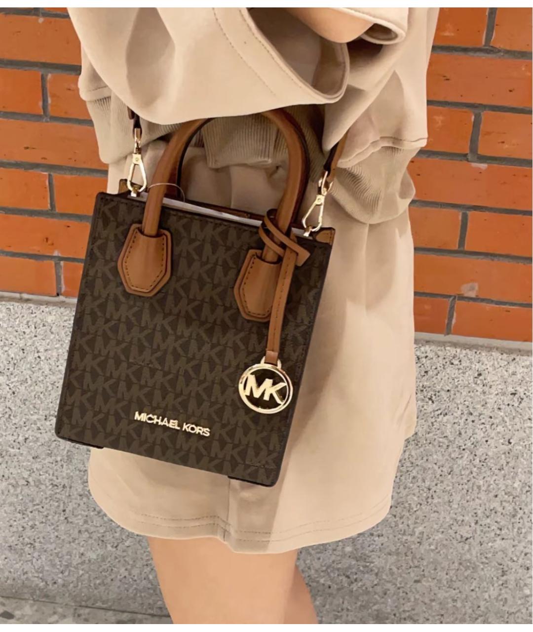 MICHAEL MICHAEL KORS Коричневая сумка тоут, фото 5