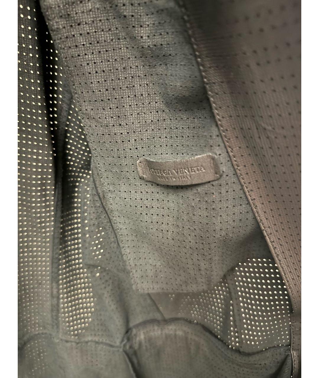 BOTTEGA VENETA Черная кожаная куртка, фото 5