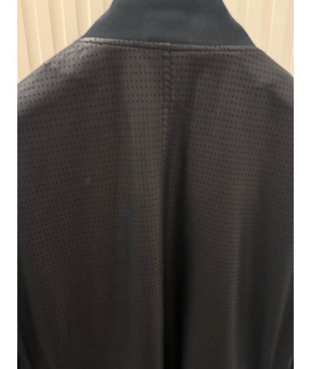 BOTTEGA VENETA Черная кожаная куртка, фото 4