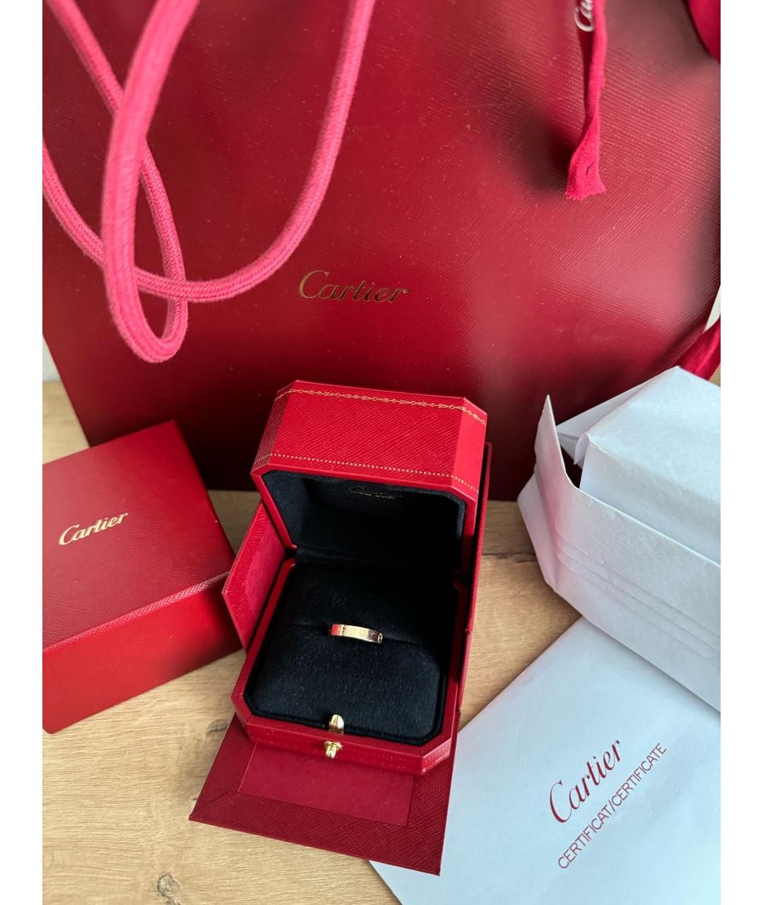 CARTIER Золотое кольцо из розового золота, фото 5