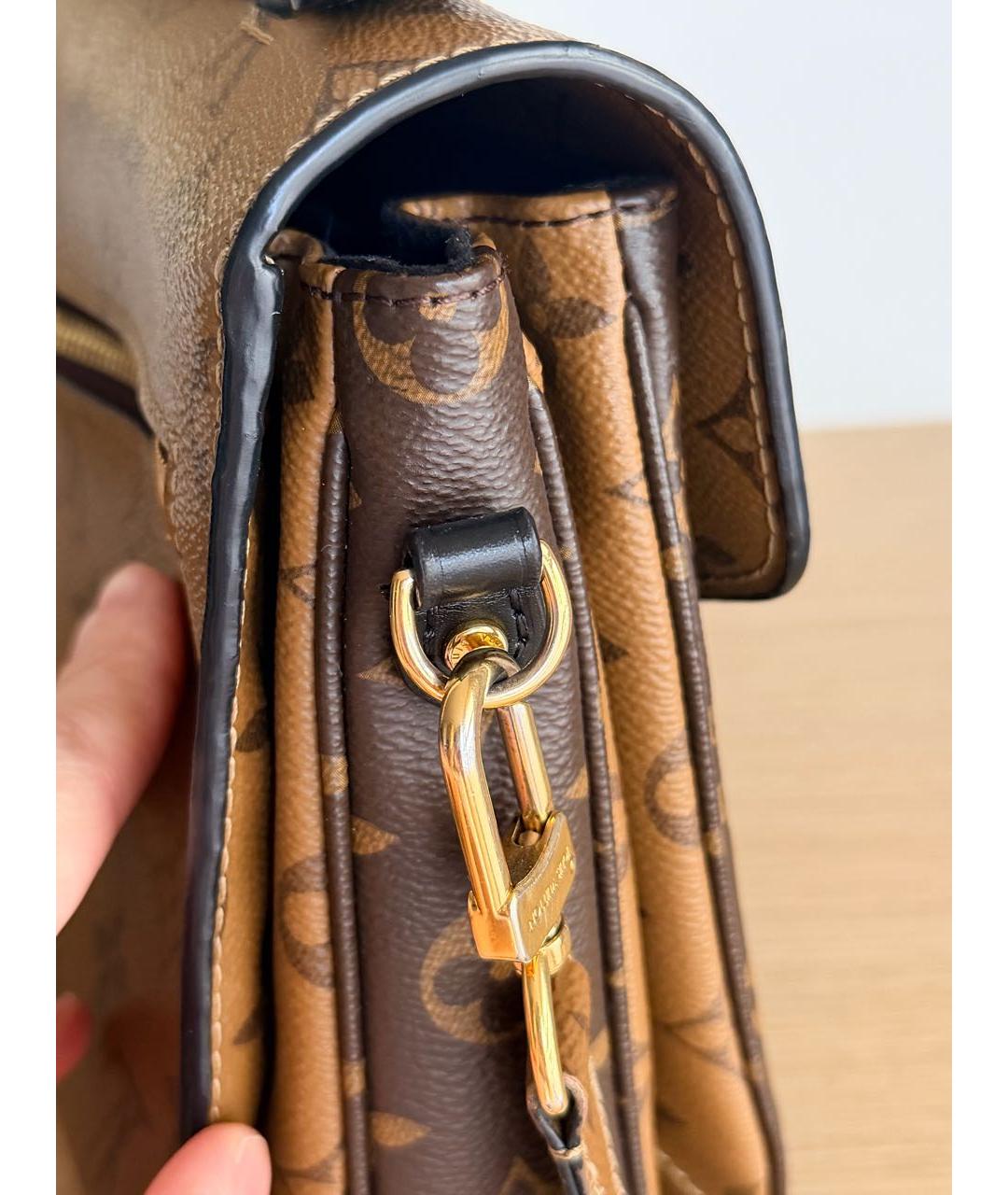 LOUIS VUITTON Коричневая сумка через плечо, фото 6