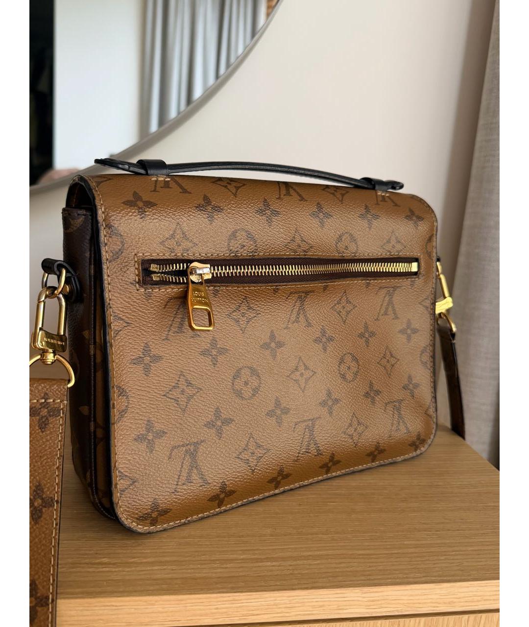 LOUIS VUITTON Коричневая сумка через плечо, фото 3