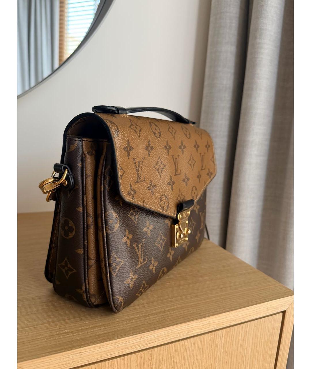 LOUIS VUITTON Коричневая сумка через плечо, фото 2