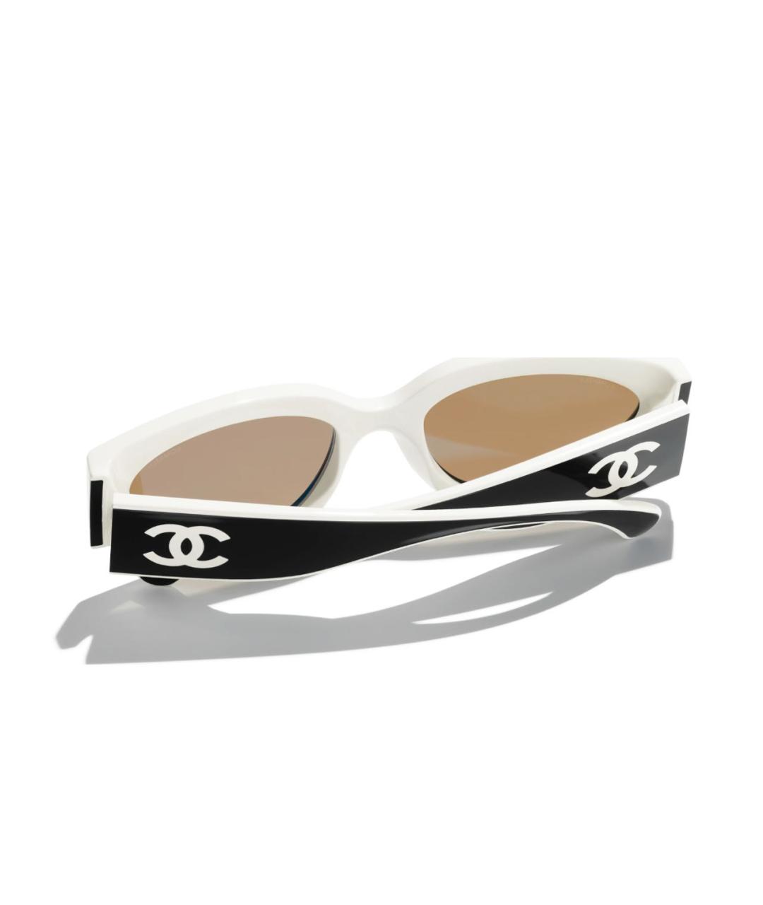 CHANEL Черные пластиковые солнцезащитные очки, фото 4