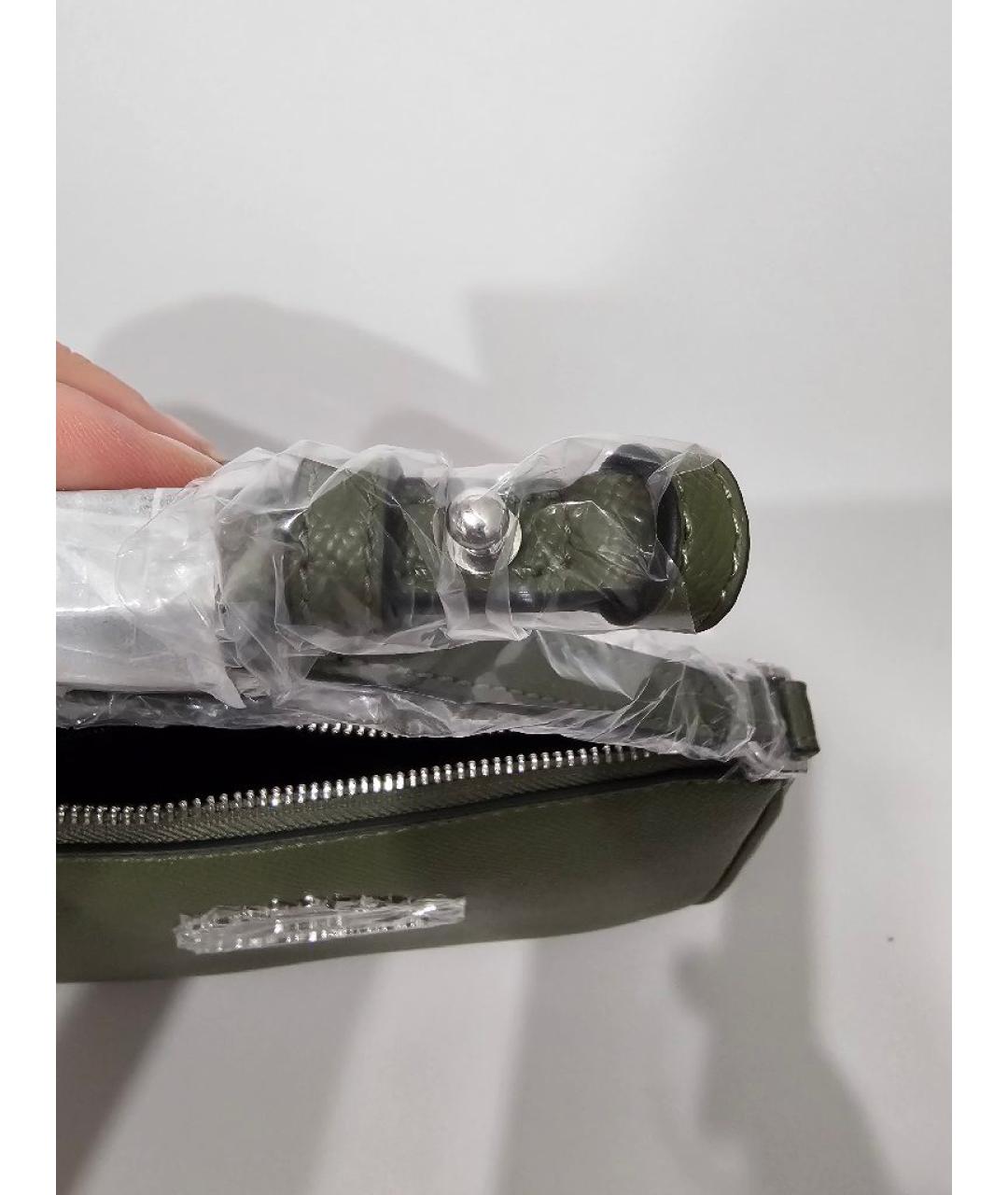 KARL LAGERFELD Хаки сумка через плечо из искусственной кожи, фото 8