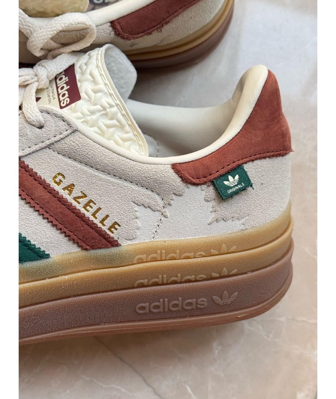 ADIDAS Бежевые кеды, фото 7