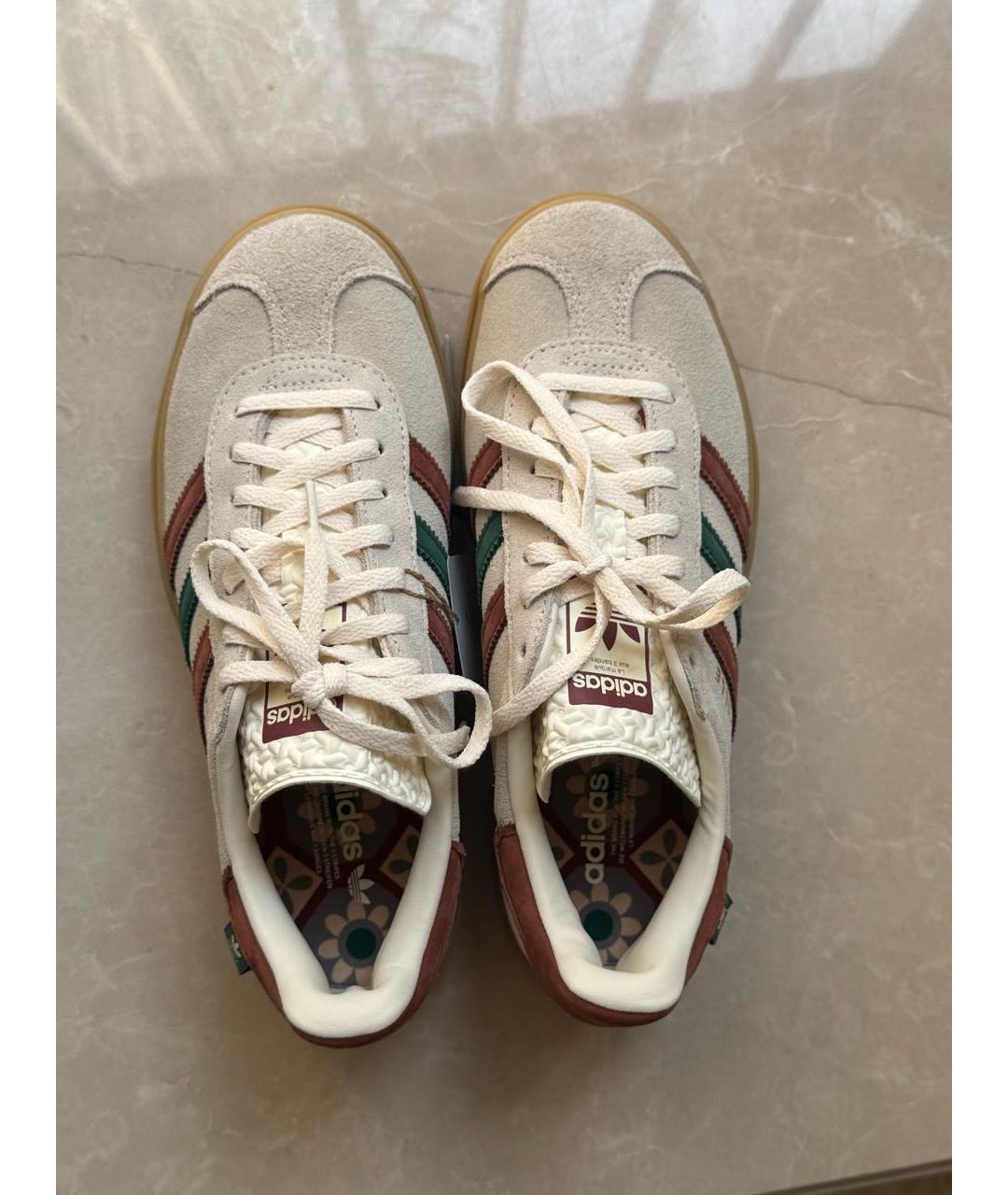 ADIDAS Бежевые кеды, фото 3