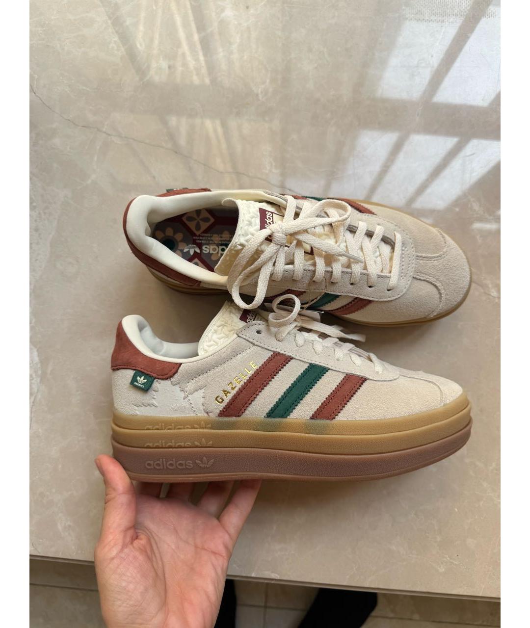 ADIDAS Бежевые кеды, фото 6