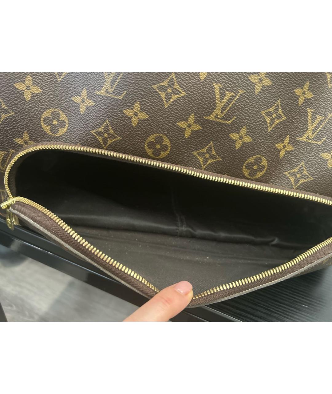 LOUIS VUITTON Коричневая дорожная/спортивная сумка, фото 7