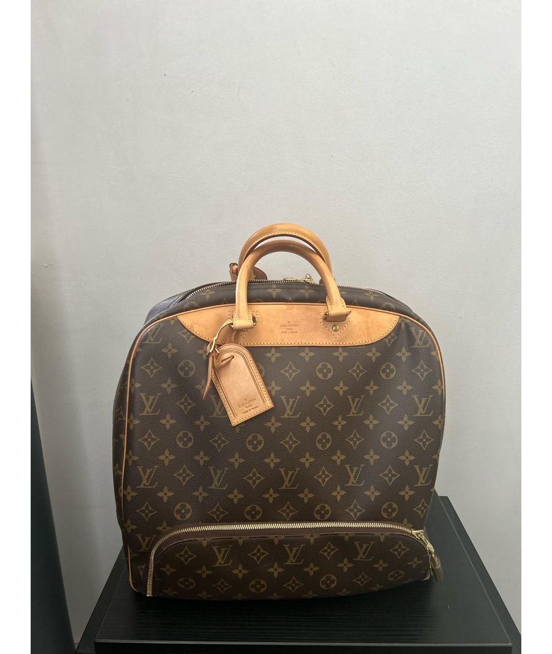LOUIS VUITTON Коричневая дорожная/спортивная сумка, фото 8