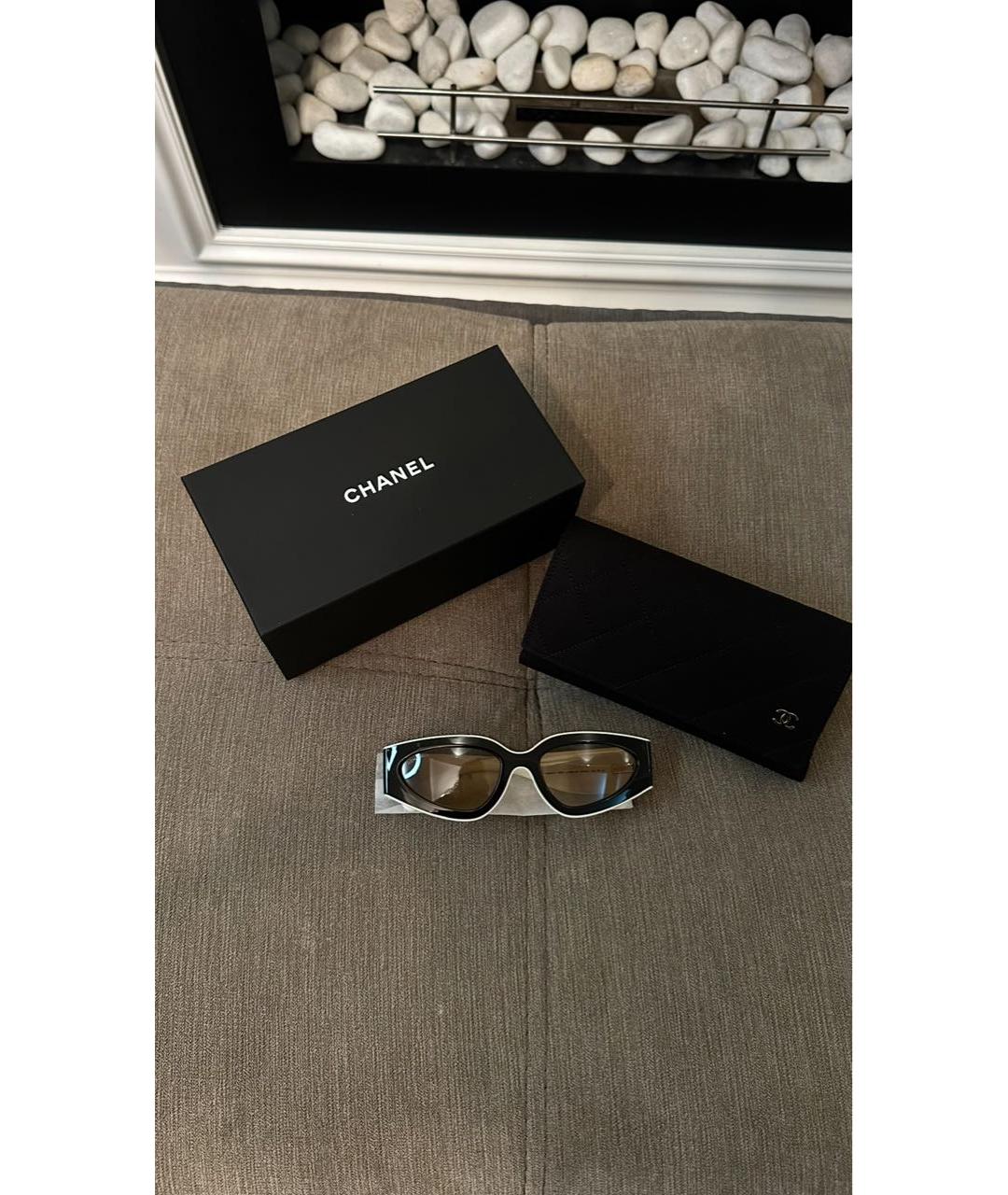 CHANEL Черные солнцезащитные очки, фото 4