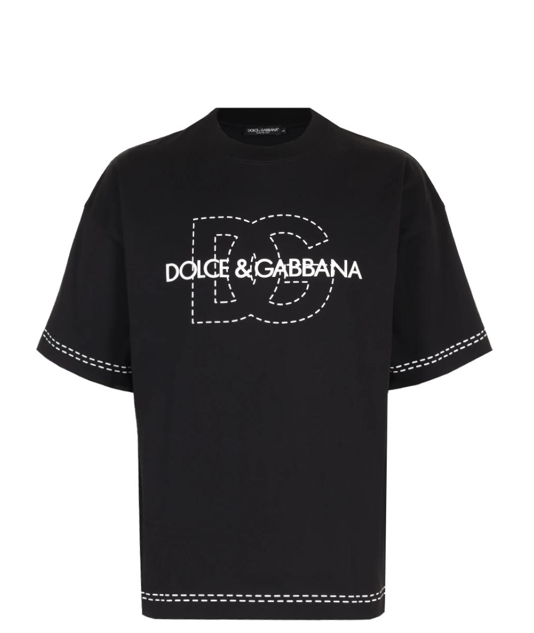 DOLCE&GABBANA Черная футболка, фото 1